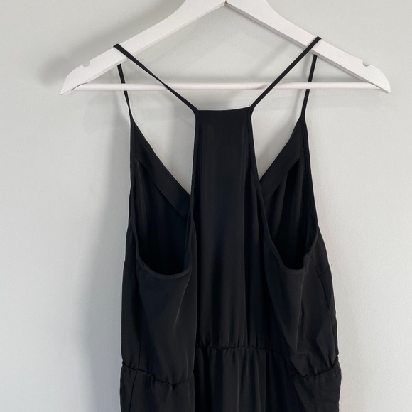 A New York Black Side Slit Lightweight Sleeveless Maxi Dress - Picture 7 of 8